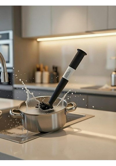 Ikea Rinnig Siyah Bulaşık Fırçası Ve Lillnaggen Beyaz Silecek 2'li Set