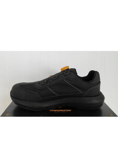 Toworkfor Zero All Black Fast Fit S3s Sr Esd Kompozit Burun İş Ayakkabısı Siyah