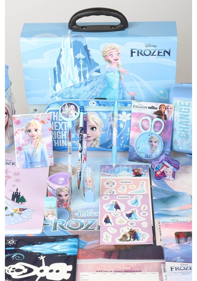 Dekomus Lisanslı Elsa Frozen Ice Glow Colleciton 32 Parça Full Kırtasiye Seti Kalem Çantası,saplı Klasör,beslenme Kabı,matara Altın Dekomus Lisanslı Elsa Frozen Ice Glow Colleciton 32 Parça Full Kırtasiye Seti Kalem Çantası,saplı Klasör,beslenme Kabı,matara Altın