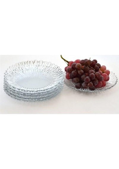 Paşabahçe Aurora Pasta Tabak - 6 Lı Pasta Sunum Tabağı 10512