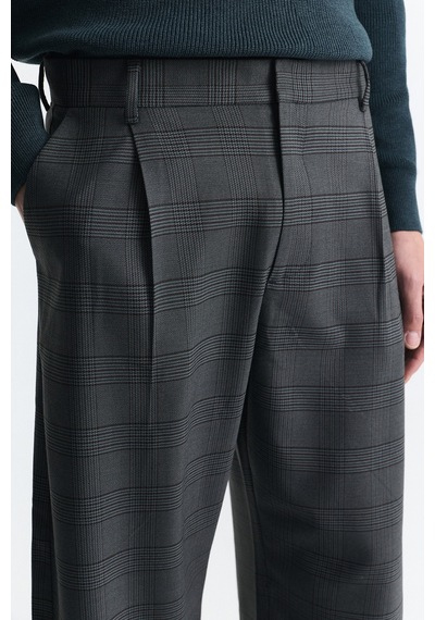 Antioch Barrel Fit Ekose Pantolon Yeşil