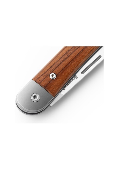 Lionsteel Jack Jk2 St Santos Wood Kamp Çakı Kahverengi