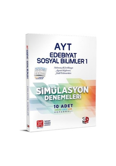 Ayt Edebiyat Sosyal Bilimler 1 Simülasyon Denemeleri (541932138)