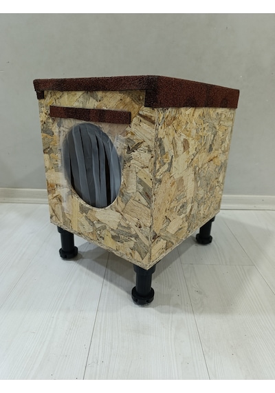 Osb Kedi Evi Kedi Yuvası Dış Mekan Su Geçirmez