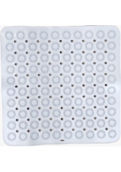 İsgstore Kare Masajlı Silikon Banyo & Duş Kaydırmazı Beyaz 2 Adet Beyaz