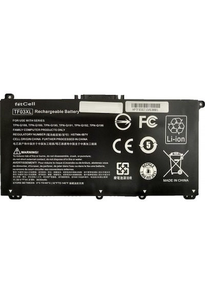 Fitcell Hp Pavilion 15-cc109nt, 15-cc110nt, 15-cc111nt Uyumlu Batarya Pil
