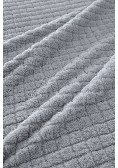Tek Kişilik Wellsoft Battaniye - Yumuşak, Polar, Peluş Battaniye - 160x210 Cm Grı Gri