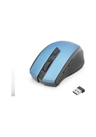 Kablosuz Mouse 800/1600 Dpi - Mavi Siyah Hdx3404b Diğer