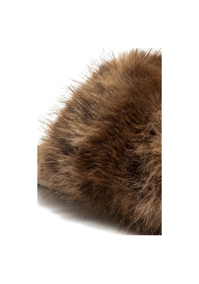 Twigy Leopard Peluş Kadın Ev Terliği Leopar 37/41