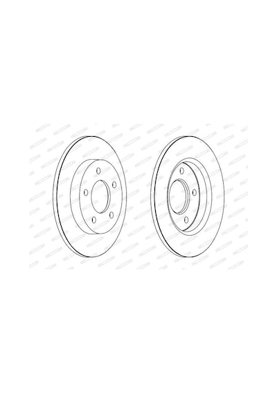 Mazda 3 Arka Fren Diski 265 Mm Çap 2010-2013 Ferodo