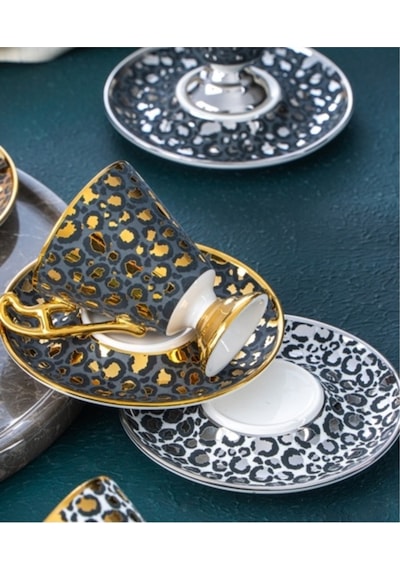 Acar Taliana 6 Kişilik Kahve Fincanı Takımı - 90 Ml