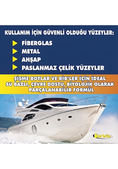 Starbrite - Tekne Altı Temizleyici 950 Ml : Kekamoz, Midye Ve İnatçı Su Çizgisi Lekelerine Karşı En Güçlü Silahınız
