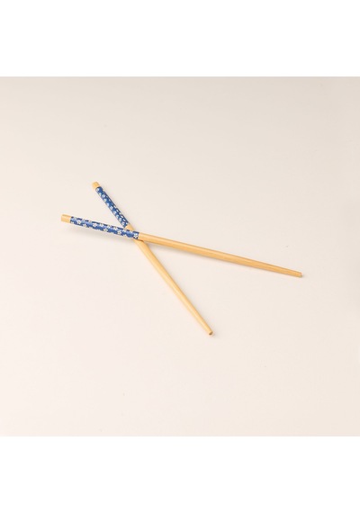 Hika 4 Çift Chopstick - Açık Kahverengi Çok Renkli