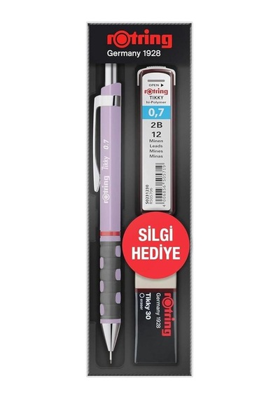 Rotring Rotring Tıkky 0.7+mın+ Silgi 3 Lü Set Lila