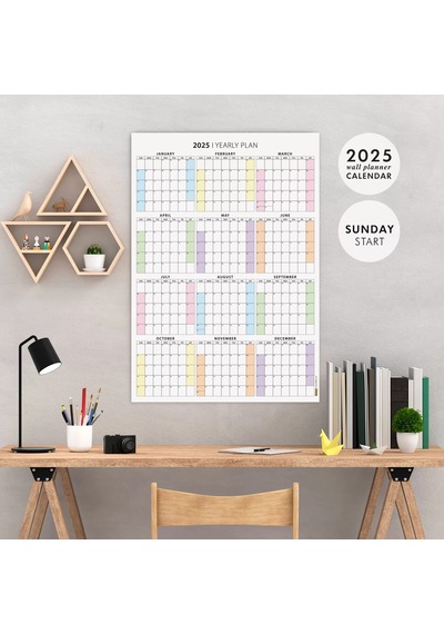 Amerikan Standardı 2027 Yıllık Planlayıcı Duvar Takvimi, United States Calendar