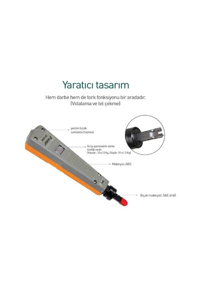 Proskit Cp-3140 Patch Panel Çakma Krone Pensesi