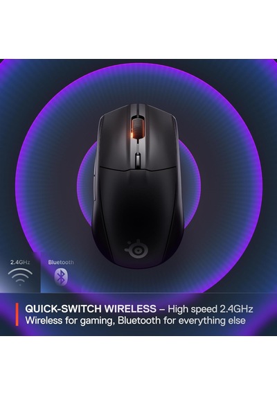 Steelseries Rival 3 Wireless Gen 2 Oyuncu Faresi 2.4ghz Ve Blue