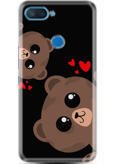 Xiaomi Mi 8 Lite Kilif Silikon Love Animals 1780 539136217