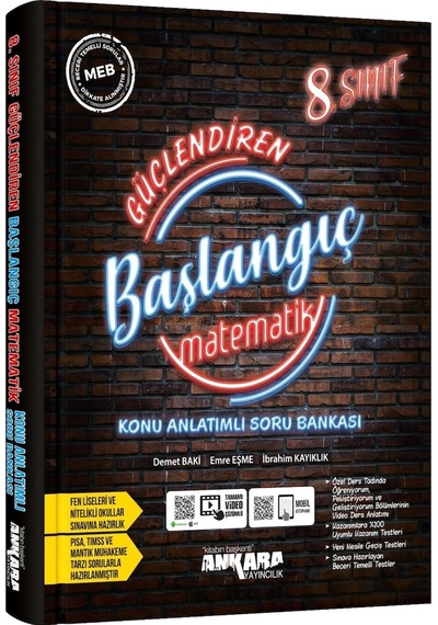 Ankara 8.Sınıf Güçlendiren Başlangıç Konu Anlatımlı Matematik