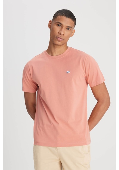 Lee Regular Fit Bisiklet Yaka Somon Erkek T-shirt L60ufquk Somon