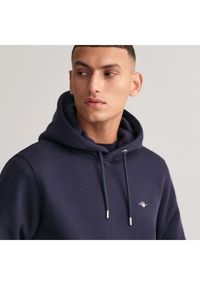 Gant Erkek Lacivert Regular Fit Kapüşonlu Sweatshirt-lacivert Lacivert