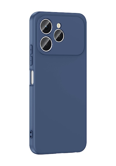 Tecno Spark 40 Kılıf Yumuşak Silikon Kamera Korumalı Lansman Celikaksesuar Koyu Yeşil