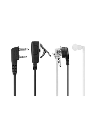 Quansheng Uv-k5 K6 Tk11 Uyumlu Şeffaf Kulak İçi Ajan Tip Akustik Telsiz Kulaklığı 001