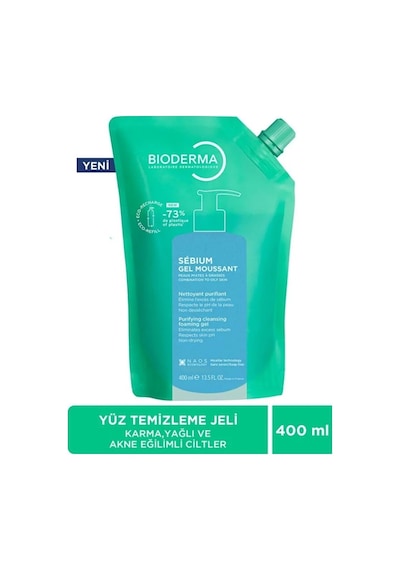 Bioderma Sebium Foaming Jel Refill 400 Ml