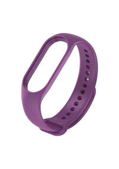 Xiaomi Mi Band 7 Uyumlu Klasik Nvth Kordon-mor