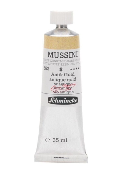 Schmincke Mussini Artist Yağlı Boya 35 ML Seri 5 862 Antique Gold