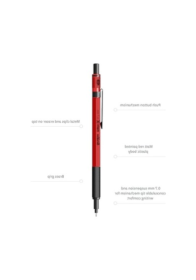 Kırmızı 0.7 Mm Kalınlığında Çok Amaçlı Ofis Yazım Kalemi