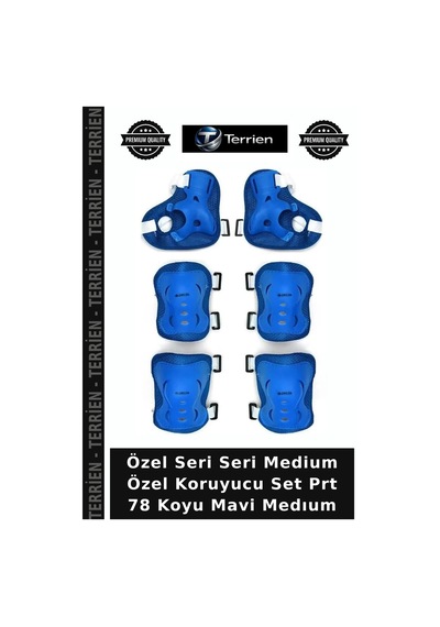 Özel Seri Seri Medium Özel Koruyucu Set Prt 78 Koyu Mavi Medıum