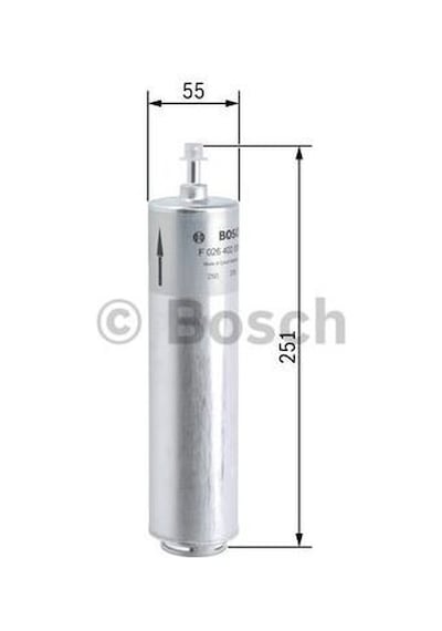 BOSCH F026402085 MAZOT FİLTRESİ BMW 1 BMW 3 05- BMW 5 116d 118d 1