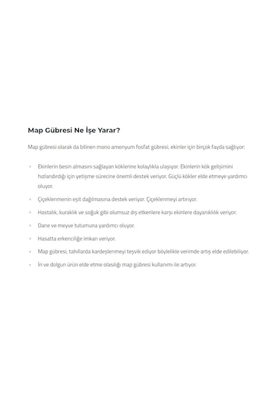 Gübretaş Map 12 61 Azot Fosfor DaMLa Sulama Yaprak Gübresi 25 KG