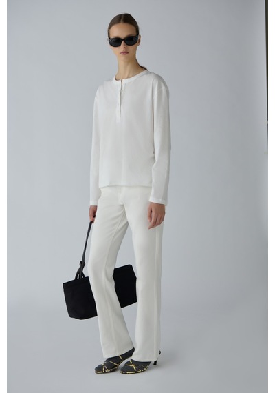 Suud Collection Ekru Effortless Straight Jean