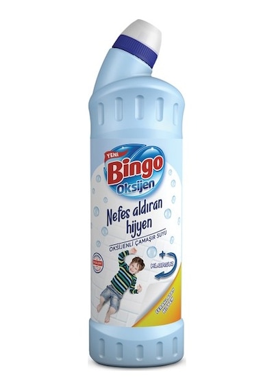 Bingo Oksijen Ferahlatan Hijyen Klorsuz Çamaşır Suyu 750 ML