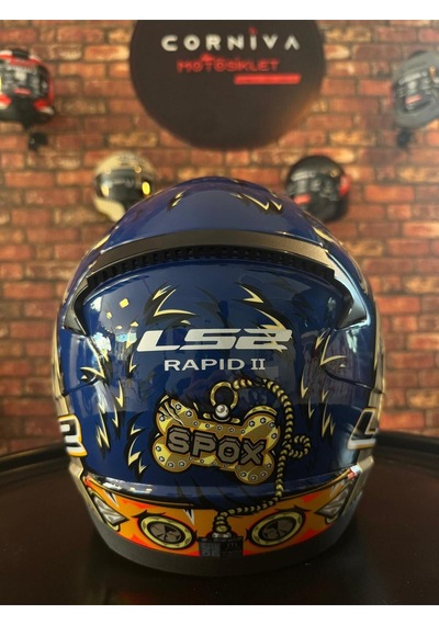 Rapıd 2 Spox Mavi-gri Kask Spox Mavi Gri