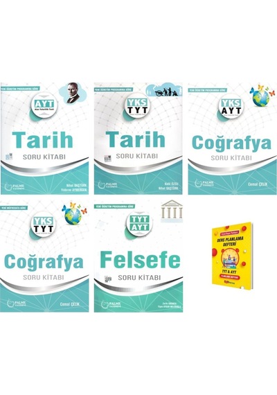 Tyt - Ayt Tarih Coğrafya Ve Felsefe Soru Kitabı 5li Set