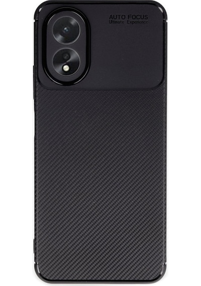 Oppo A38 Kılıf Focus Carbon Desen Silikon Kapak