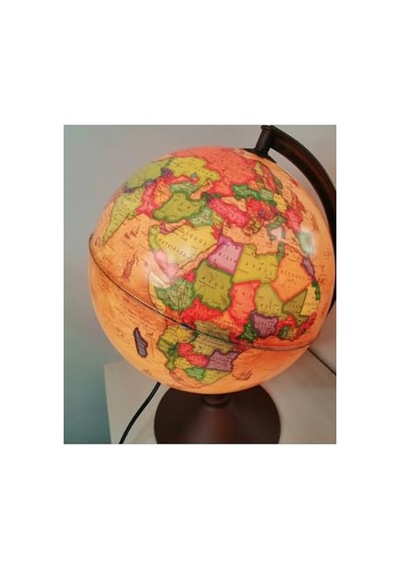 30 Cm Antik Siyasi Küre - Işıklı Eğitici Dünya Haritası Diğer