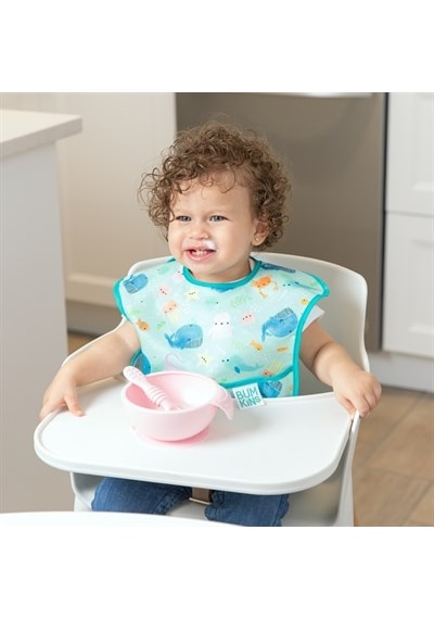Bumkins Superbib Önlük 3'Lü Paket - Rolling With The Waves Çok Renkli