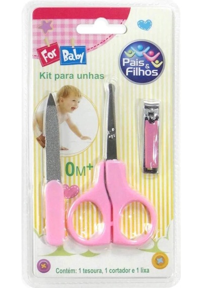 Baby Bebek Tırnak Bakım Seti - Pembe -001