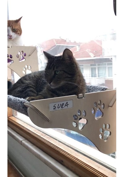 Ata Home Cama Asılan Kedi Yatağı Vantuzlu Sku: Zeus8690010268419