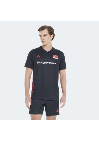 Black Adidas Erkek Forma Cuquickset Ss M Tvf Km7473 Siyah