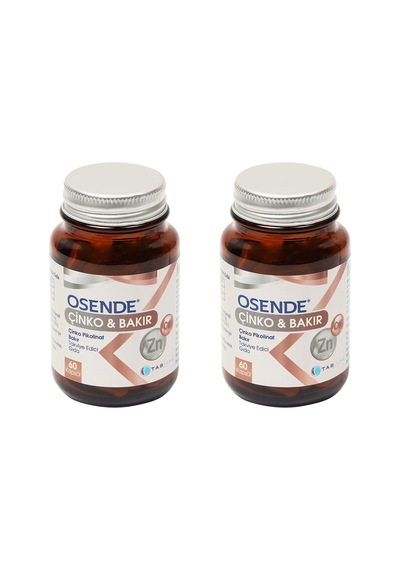 Osende Çinko & Bakır 60 Kapsül 2 Adet
