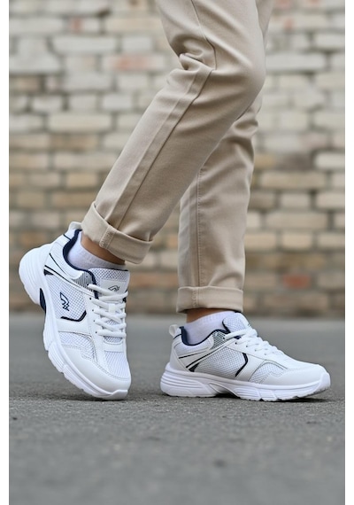 Tuğba Ortopedi 6120 Genç Rahat Sneaker Beyaz/lacivert