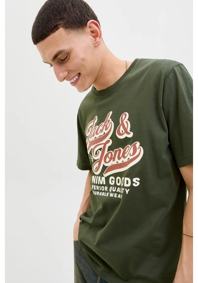 Jack & Jones Jjelogo Erkek Tişört YESIL
