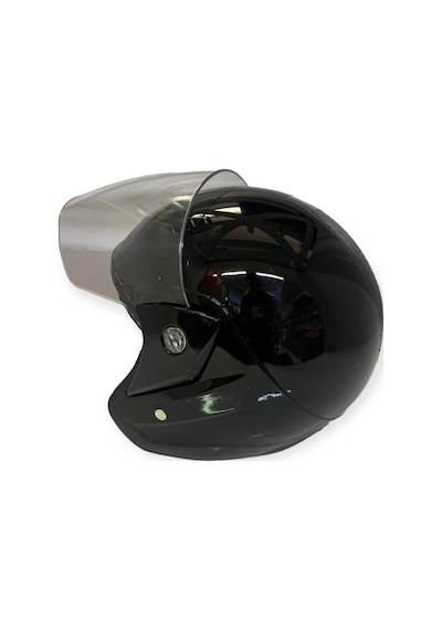 Free M Yarım Kask Yazlık Vizörlü Açık Motosiklet Kaskı Siyah