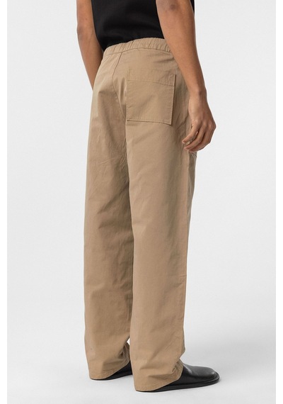 Vamos Baggy Fit Gabardin Pantolon Taba