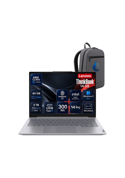 Lenovo ThinkBook 14 G8 IRL 21SG00L8TX-RNP15 i5-13420H 40 GB 2 TB SSD 14" W11P Dizüstü Bilgisayar